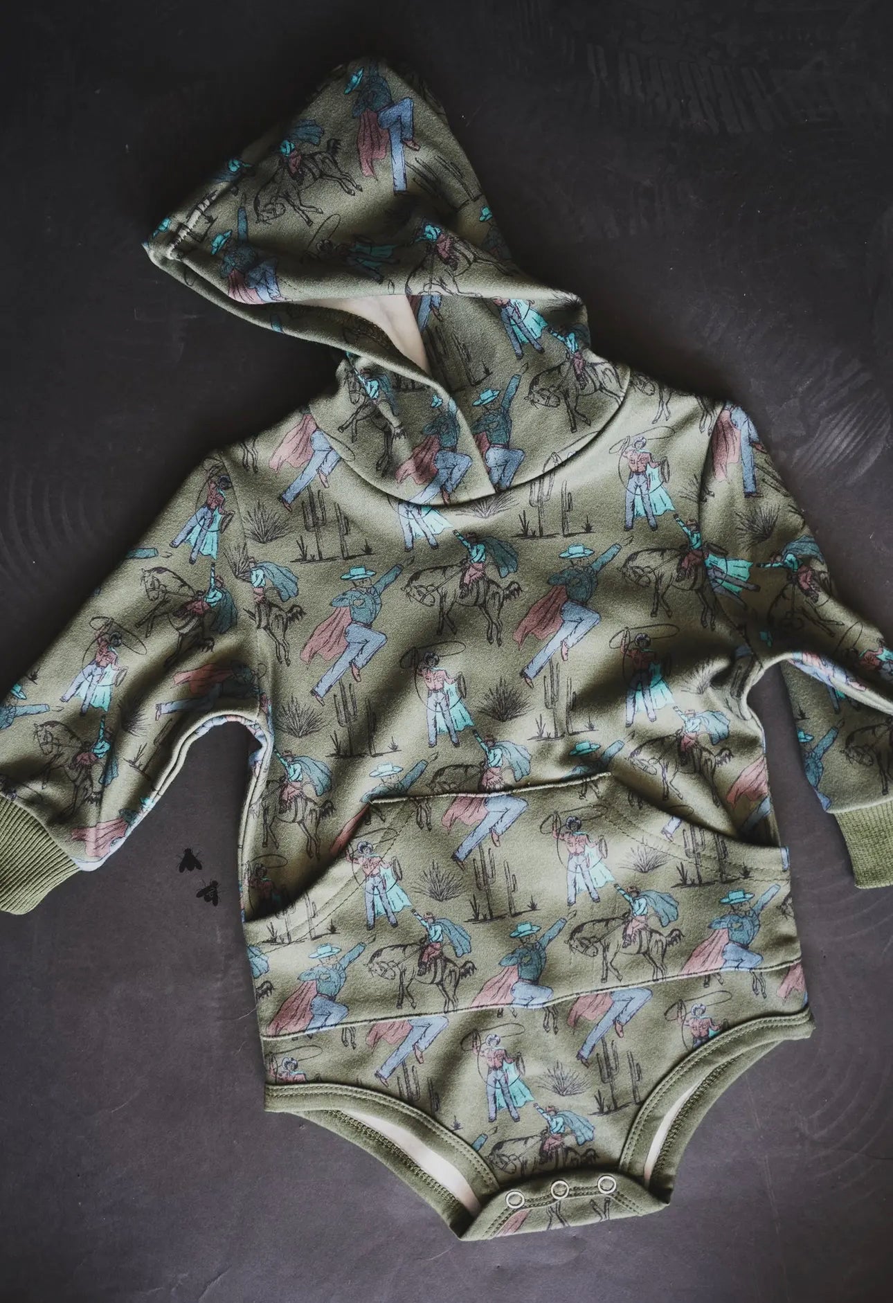 Cowboy Superhero Onesie Hoodie