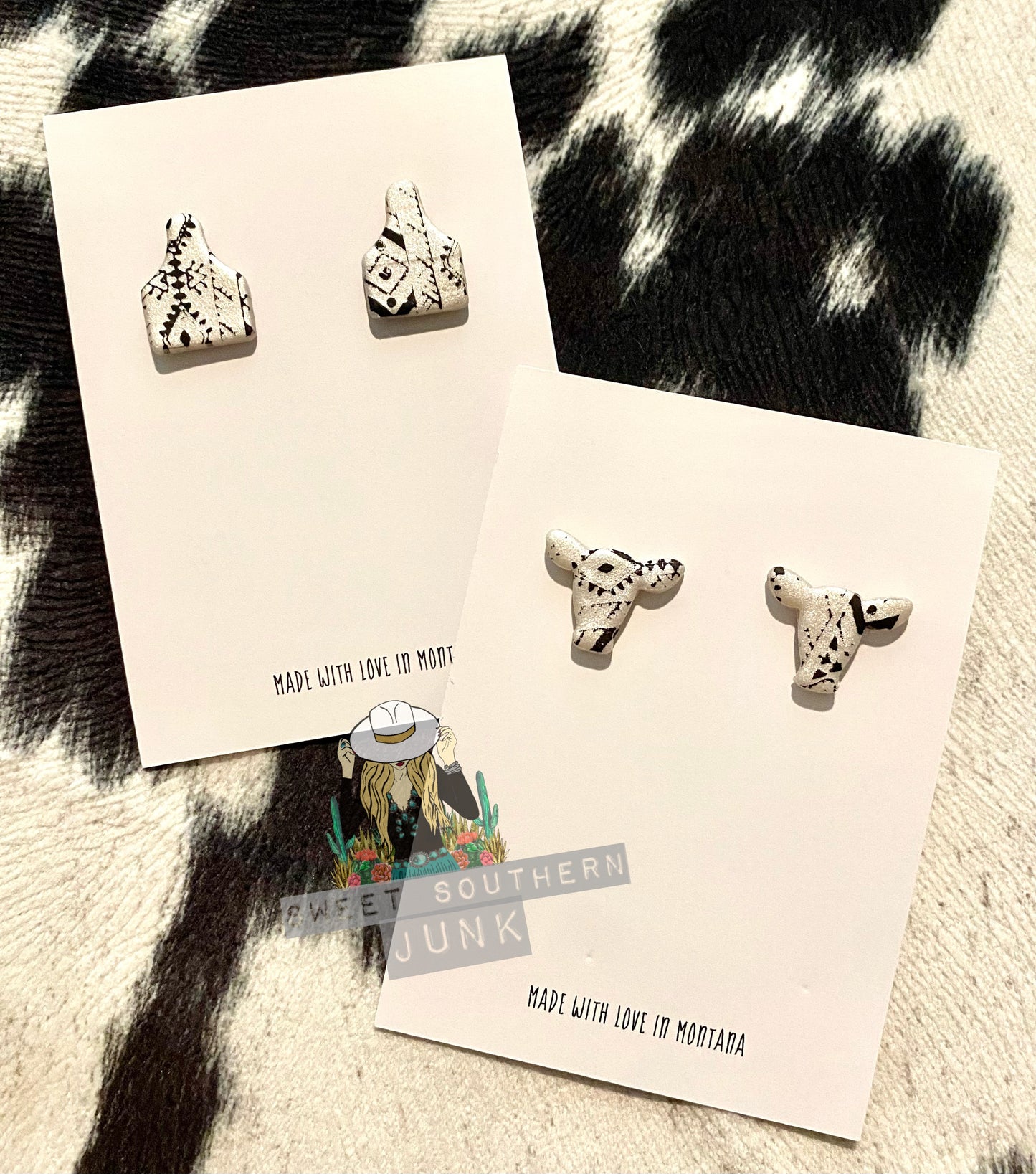 Cow & Tag Studs