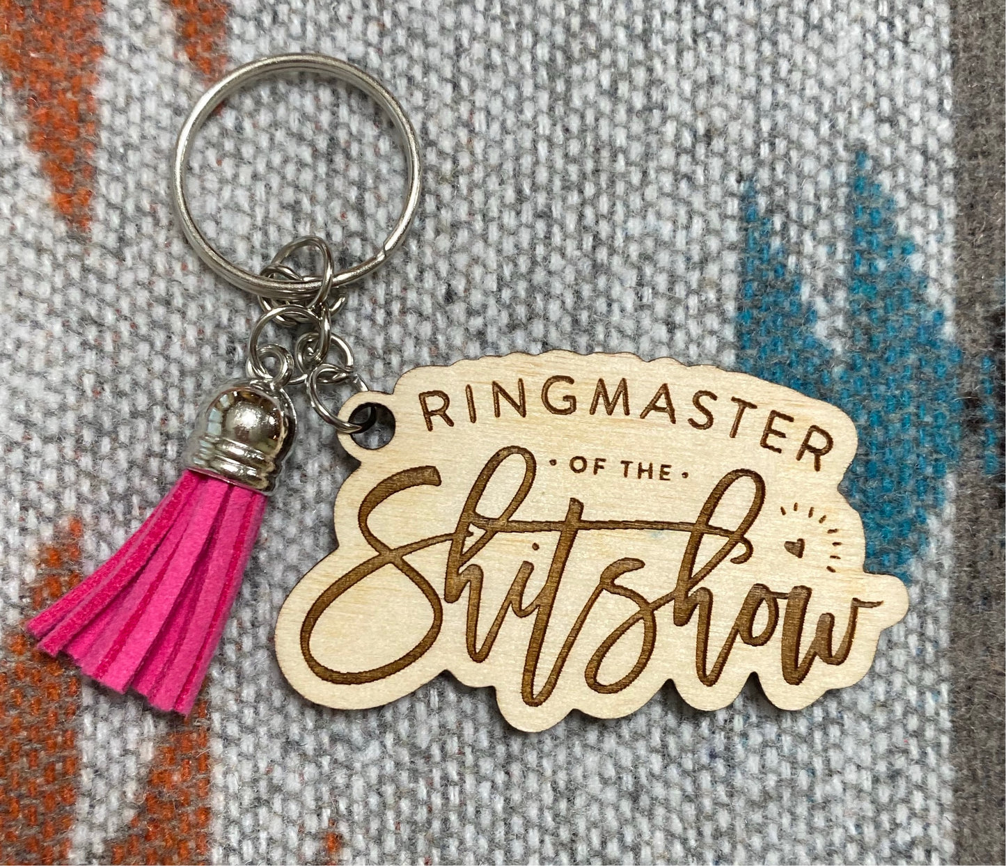 Ringmaster of the Shitshow keychain