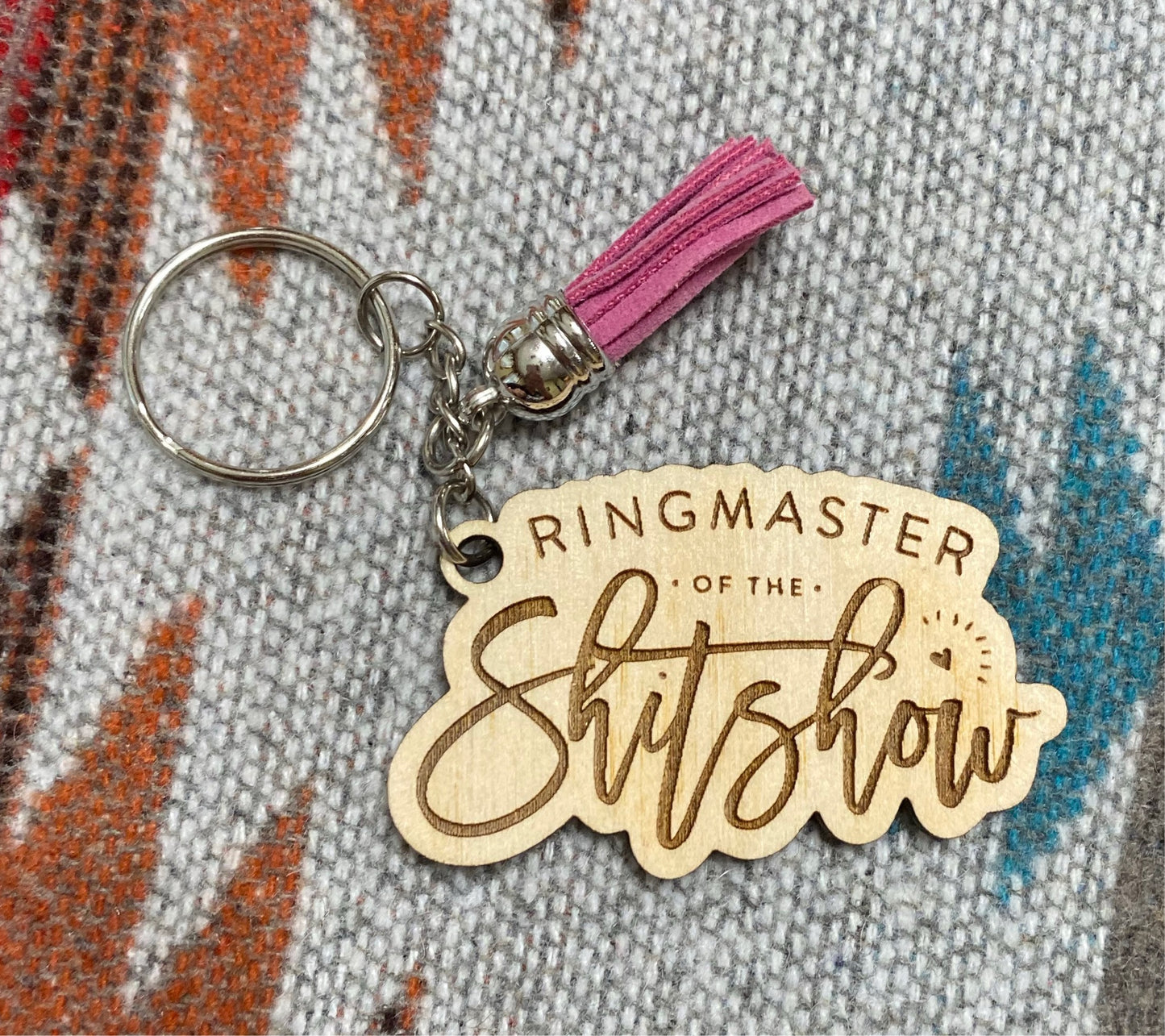 Ringmaster of the Shitshow keychain