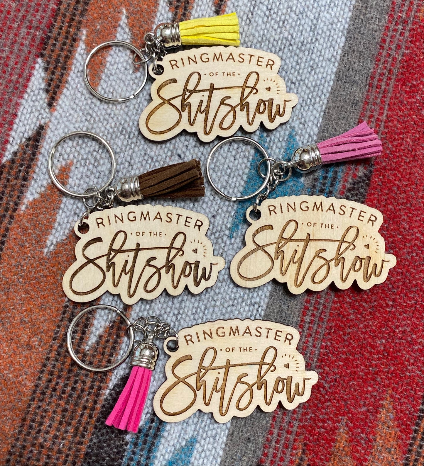 Ringmaster of the Shitshow keychain