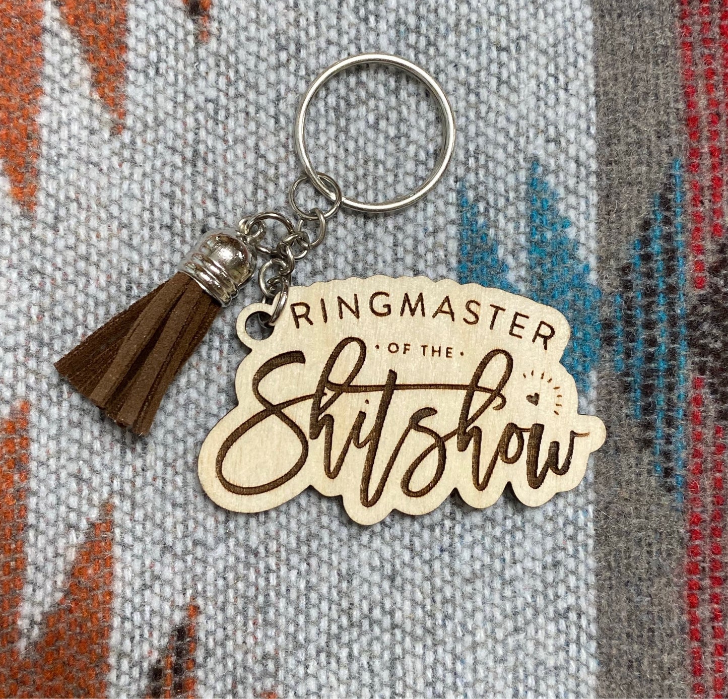 Ringmaster of the Shitshow keychain