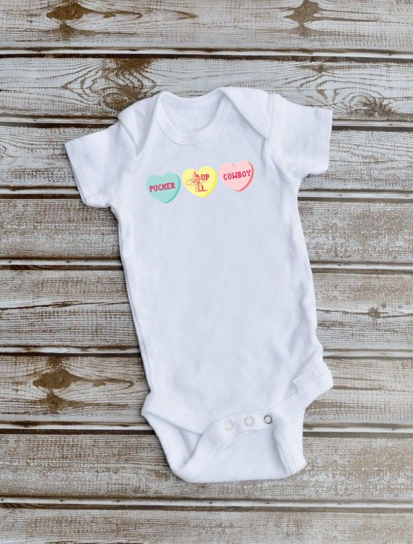 Pucker Up Cowboy Onesie