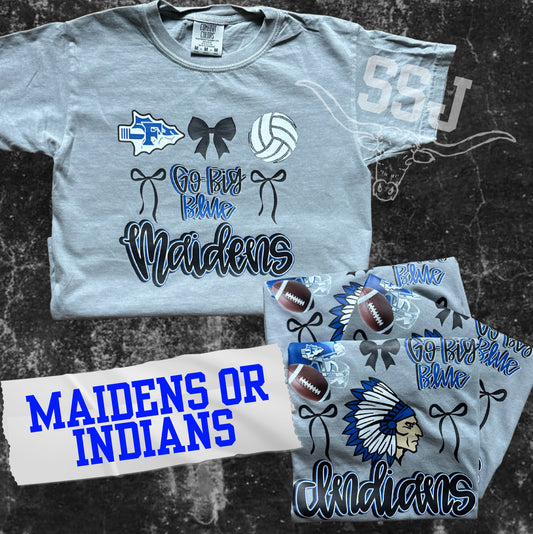YOUTH Indians/Maidens Spirit Tee