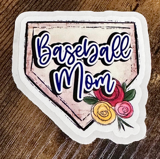 Baseball Mom Sticker