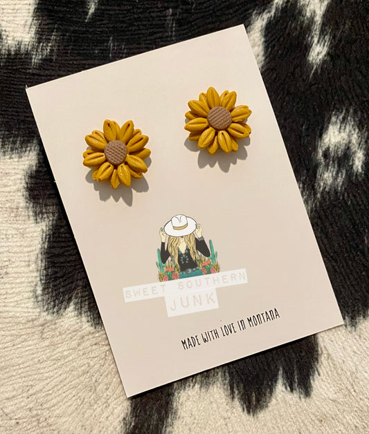 Sunflower Studs