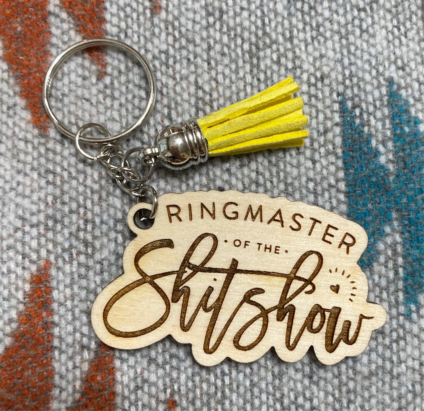 Ringmaster of the Shitshow keychain