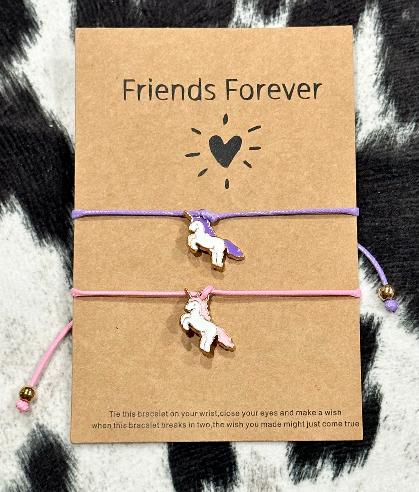Unicorn Friendship bracelet set